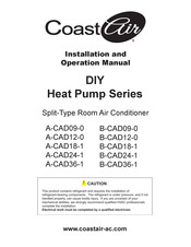 Coast Air DIY B-CAD36-1 Manuel D'installation Et D'utilisation