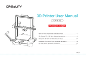 Creality CR-6 SE Mode D'emploi