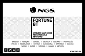 NGS FORTUNE BT Mode D'emploi