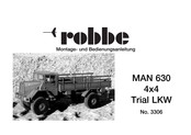 Robbe MAN 630 4x4 Trial LKW Instructions D'installation Et D'utilisation