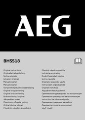 AEG BHSS18 Notice Originale