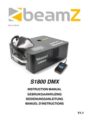 Beamz S1800 DMX Manuel D'instructions