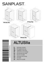 SANPLAST ALTUSIIa PIII/ALTIIa Instructions De Montage