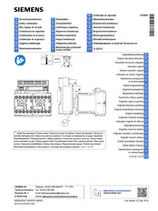 Siemens 3TK2853 Instructions De Service Originales