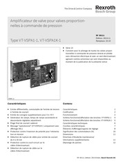 Bosch Rexroth VT-VSPA1-1 Mode D'emploi