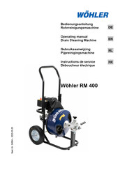 Wohler RM 400 Instructions De Service