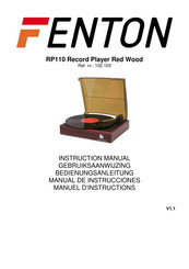 Fenton RP110 Manuel D'instructions