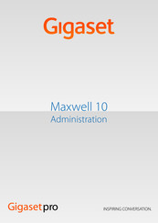 Gigaset Maxwell 10 Manuel