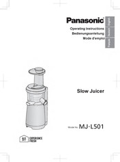 Panasonic MJ-L501 Mode D'emploi