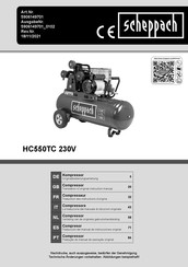 Scheppach HC550TC 230V Traduction Des Instructions D'origine