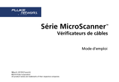 Fluke Networks MicroScanner Série Mode D'emploi