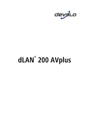 Devolo dLAN 200 AVplus Mode D'emploi