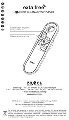 Zamel Exta Free P-256/8 Mode D'emploi