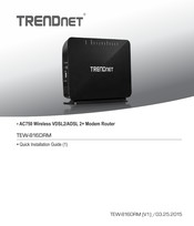 Trendnet TEW-816DRM Mode D'emploi