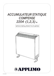 Applimo 2204-1 Notice D'installation Et D'utilisation