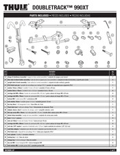 Thule DOUBLETRACK 990XT Mode D'emploi