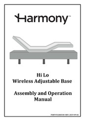 Harmony Hi Lo Manuel D'assemblage Et D'utilisation