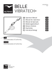 Altrad Belle VIBRATECH+ Manuel De L'opérateur