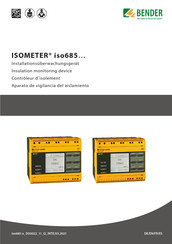 Bender ISOMETER iso685W-D-B Mode D'emploi
