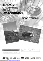Sharp DV-SV90SQ Mode D'emploi