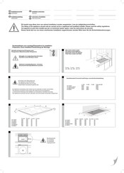 ETNA KC360ZT Instructions D'installation