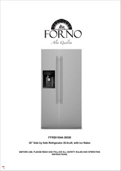 Forno FFRBI1844-36SB Instructions D'utilisation