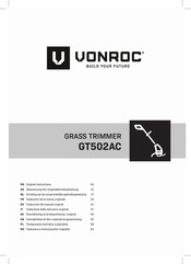 VONROC GT502AC Traduction De La Notice Originale