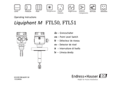 Endress+Hauser Liquiphant M FTL50 Instructions D'opération