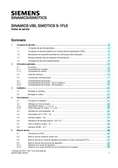 Siemens SINAMICS V90 Notice De Service