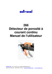 SOFRANEL 266 Manuel De L'utilisateur