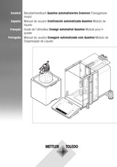 Mettler Toledo Quantos Guide De L'utilisateur