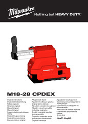 Milwaukee M18-28 CPDEX Notice Originale