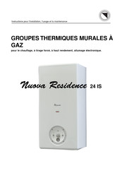 Nuova Residence 24 IS Instructions Pour L'installation, L'usage Et La Maintenance