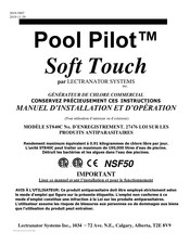 Lectranator Systems Pool Pilot ST840C Manuel D'installation Et D'opération