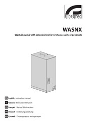 Videotec WASNX Manuel D'instructions