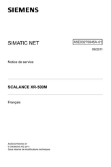 Siemens SIMATIC NET SCALANCE XR-300M Notice De Service
