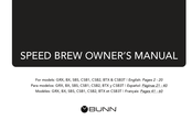 Bunn SPEED BREW SBS Manuel Du Propriétaire