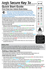 Aegis Secure Key 3z Guide De Référence