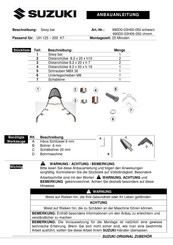 Suzuki 990D0-03H05-050 Instructions De Montage