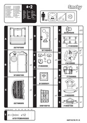 Smoby MAISON JURA LODGE Instructions De Montage