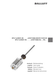 Balluff BTL7-A/E501-M Serie Notice D'utilisation