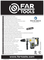 Far Tools RH10 MAX Notice Originale