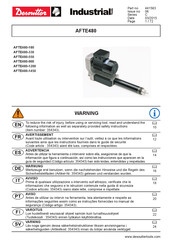 Desoutter Industrial Tools AFTE480-900 Mode D'emploi