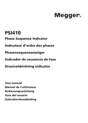 Megger PSI410 Manuel De L'utilisateur