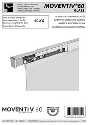 Mantion MOVENTIV 60 GLASS Instructions De Montage