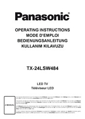 Panasonic TX-24LSW484 Mode D'emploi