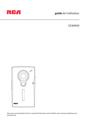 RCA EZ409HD Guide De L'utilisateur