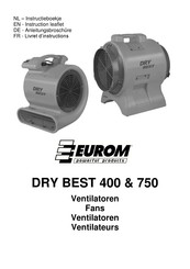 EUROM DRY BEST 750 Livret D'instructions