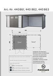 WOLFF FINNHAUS 440 862 Instructions De Montage