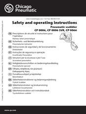 Chicago Pneumatic CP 0006 SVR Prescriptions De Sécurité Et Instructions Pour L'opérateur